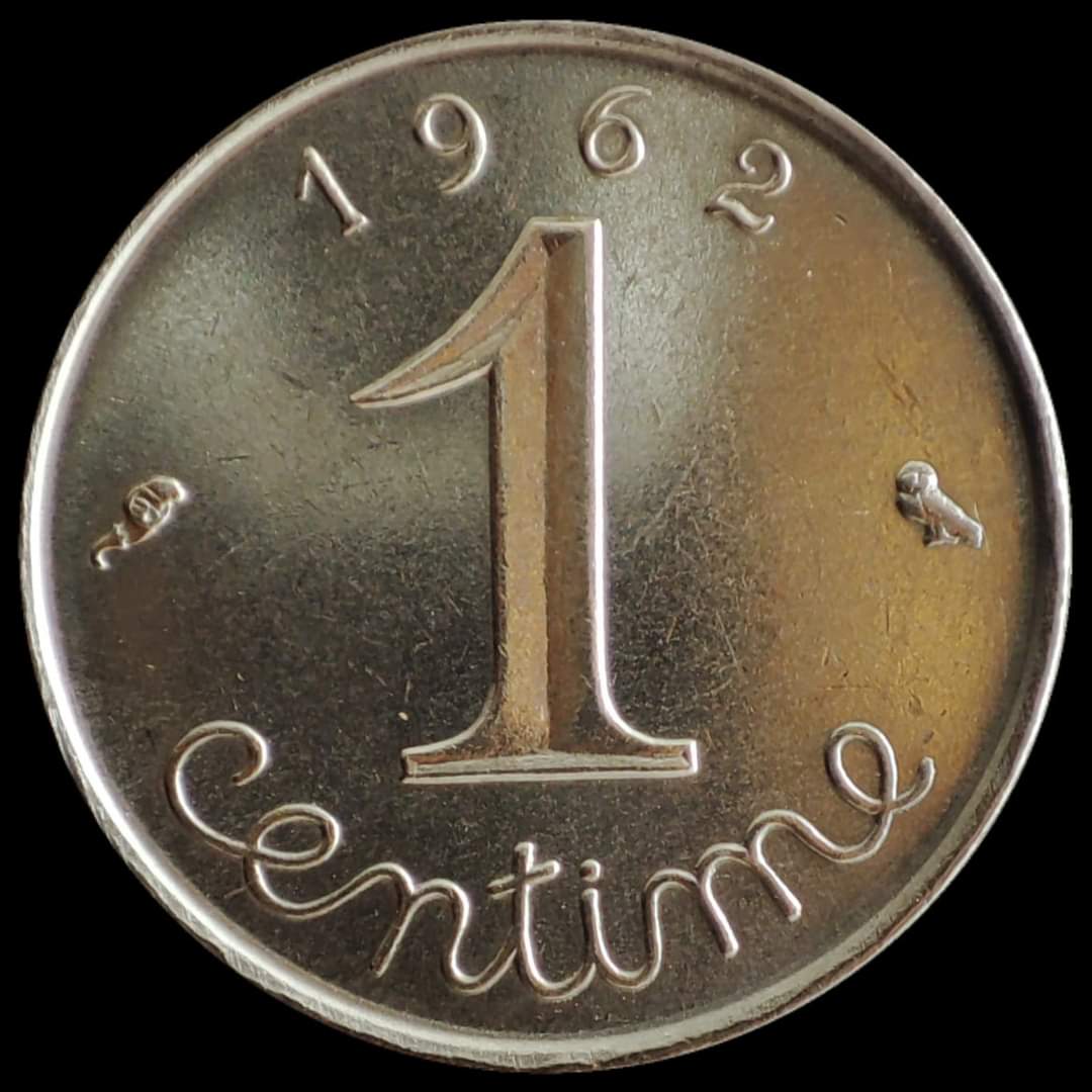 1-Centime-1962-France---Variety